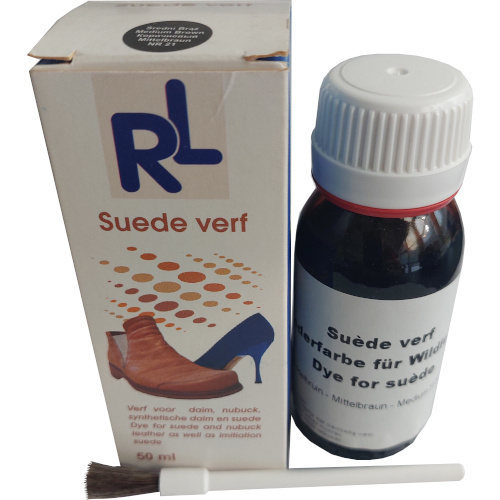 RL suedeverf Middel bruin